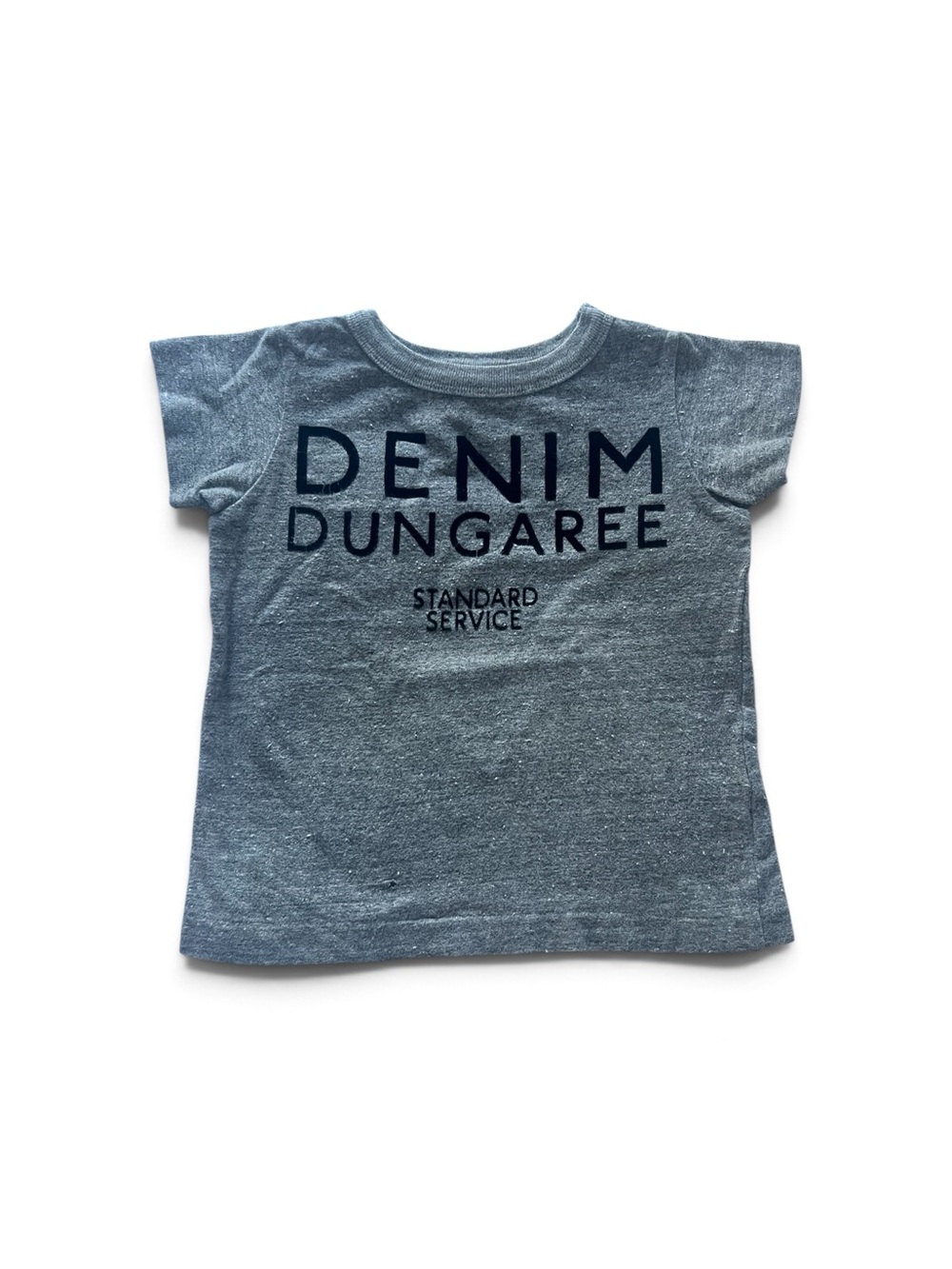 Denim dungaree shirt Kids XXS Gray Japan Toddler